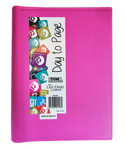 DIARY - DAY TO PAGE A5 - AINSLEY WIRO BOUND