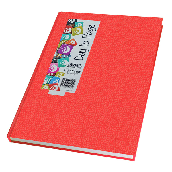 ECONOMY DIARY - DAY TO PAGE A4 - CASE BOUND
