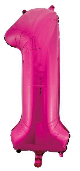Giant Pink 86cm Helium Balloon Letters & Numbers