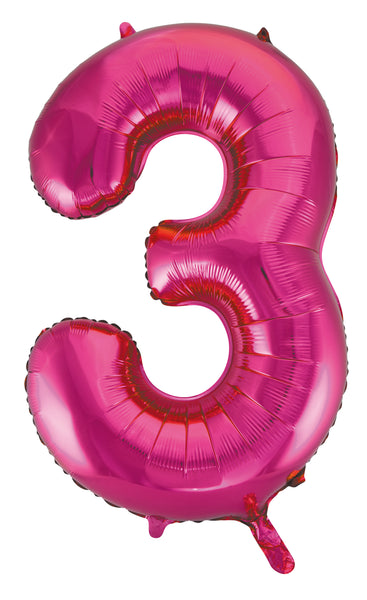 Giant Pink 86cm Helium Balloon Letters & Numbers