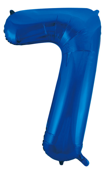 Giant Blue 86cm Helium Balloon Letters & Numbers