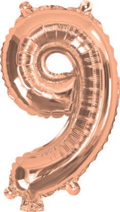 Giant Rose Gold 86cm Helium Balloon Numbers