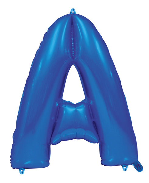 Giant Blue 86cm Helium Balloon Letters & Numbers