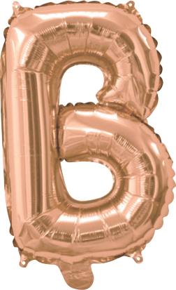 Giant Rose Gold 86cm Helium Balloon Numbers