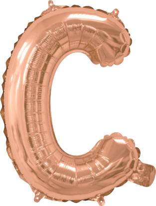Giant Rose Gold 86cm Helium Balloon Numbers