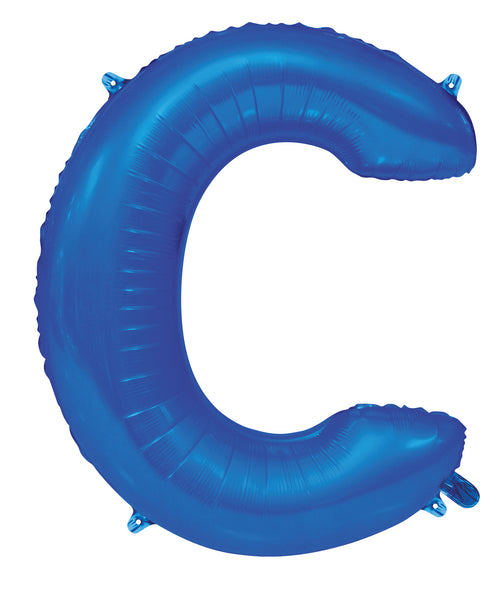 Giant Blue 86cm Helium Balloon Letters & Numbers