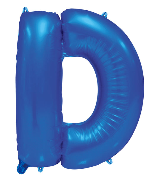Giant Blue 86cm Helium Balloon Letters & Numbers