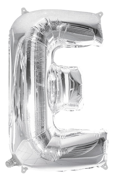 Giant Silver 86cm Helium Balloon Letters & Numbers