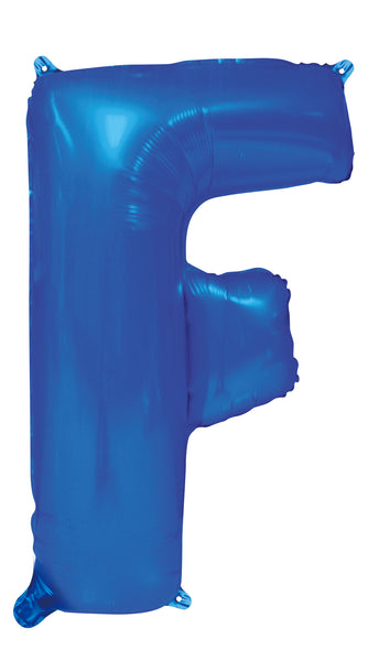 Giant Blue 86cm Helium Balloon Letters & Numbers
