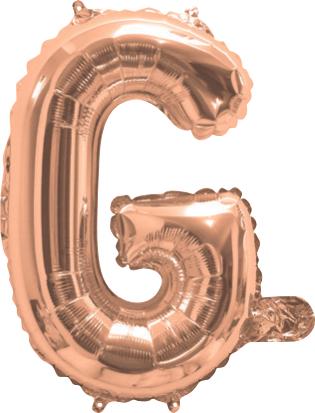 Giant Rose Gold 86cm Helium Balloon Numbers