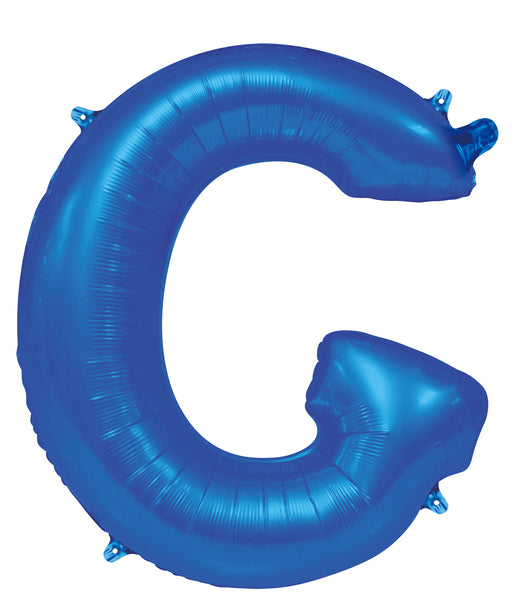 Giant Blue 86cm Helium Balloon Letters & Numbers