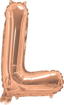 Giant Rose Gold 86cm Helium Balloon Numbers