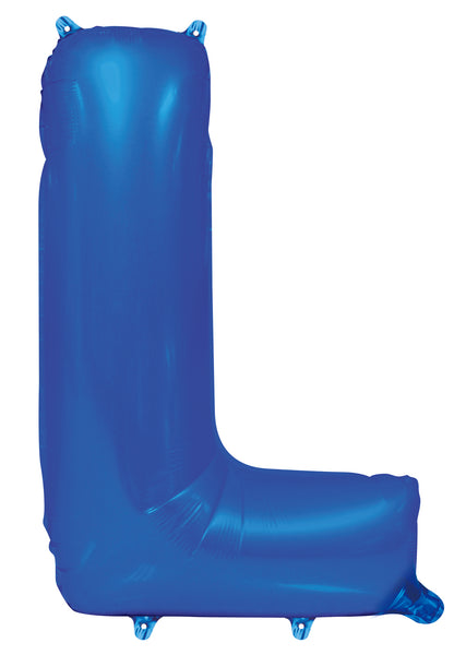 Giant Blue 86cm Helium Balloon Letters & Numbers