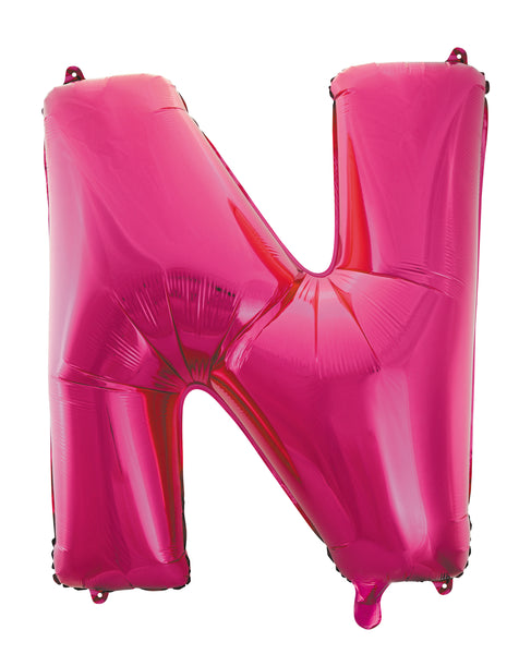 Giant Pink 86cm Helium Balloon Letters & Numbers