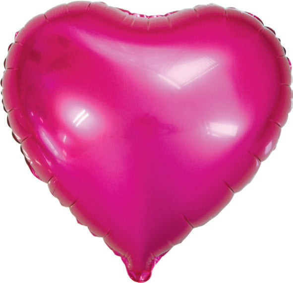Large Heart Shaped Helium Balloons 45cm