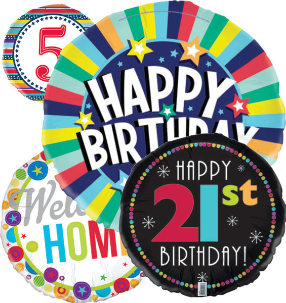 Special Message 30cm Helium Balloons
