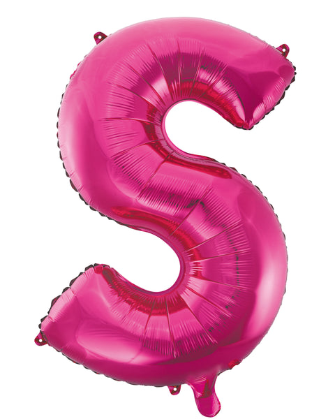 Giant Pink 86cm Helium Balloon Letters & Numbers