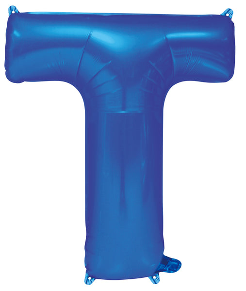 Giant Blue 86cm Helium Balloon Letters & Numbers
