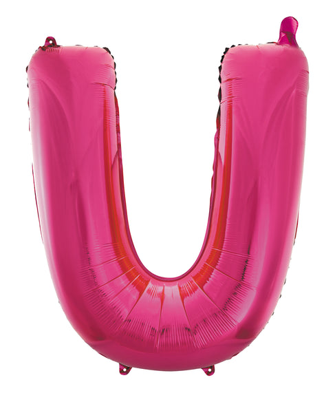 Giant Pink 86cm Helium Balloon Letters & Numbers