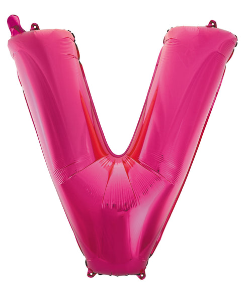 Giant Pink 86cm Helium Balloon Letters & Numbers
