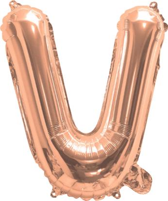 Giant Rose Gold 86cm Helium Balloon Numbers