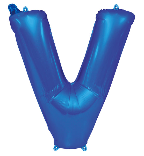 Giant Blue 86cm Helium Balloon Letters & Numbers